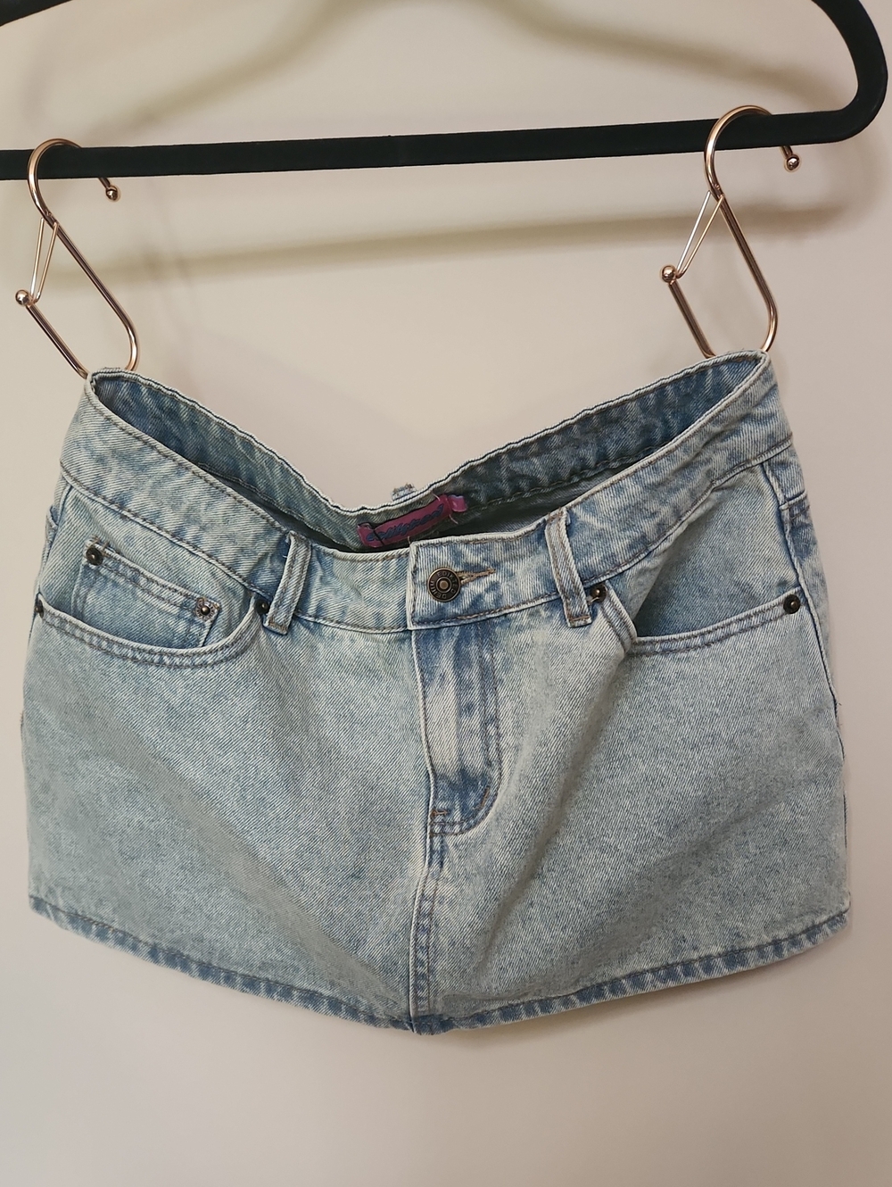 NWT Edikted denim mini skirt
